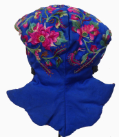 747 Miao Newborns Silk Embroidered Wind Hat